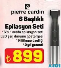 PİERRE CARDİN 6 BAŞLIKLI EPİLASYON SETİ fiyat ve kampanya bilgisi